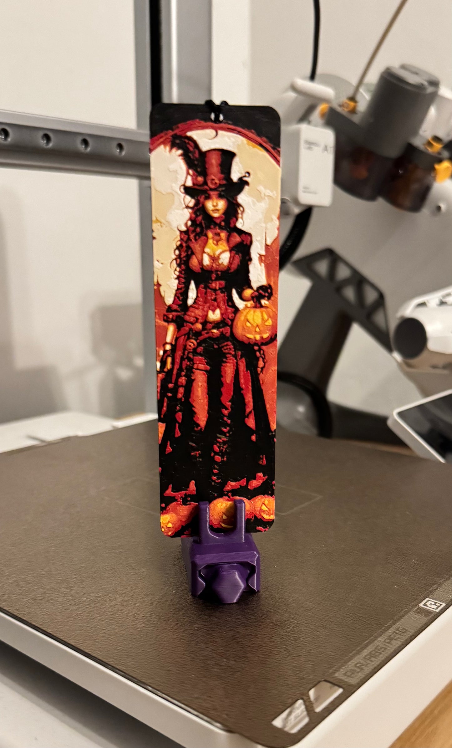 Pumpkin Spell - Witch & Pumpkin Bookmark