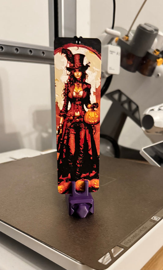 Pumpkin Spell - Witch & Pumpkin Bookmark